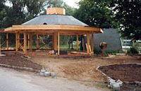Rohbau Café Pavillon 1992