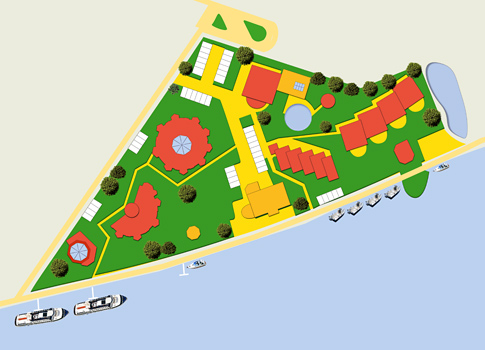 Karte Ferienpark in Plau am See